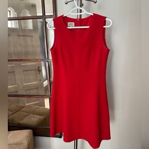 Armani Collezioni 6P Red Linen Dress
